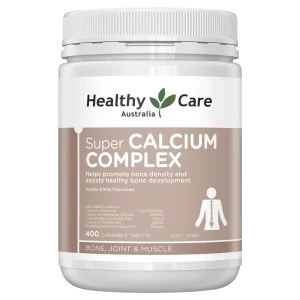 Bổ sung canxi Healthy Care Super Calcium Complex 400 viên Úc