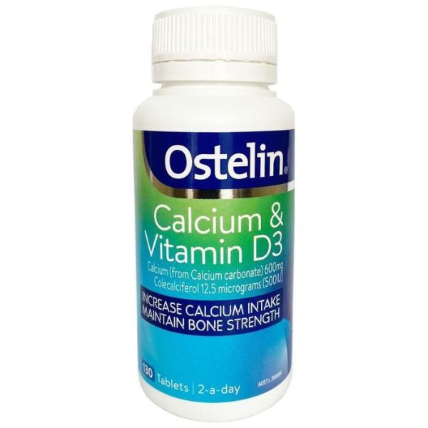Ostelin Calcium & Vitamin D3 Úc – Thực phẩm bổ sung Canxi