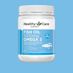 Dầu cá Healthy Care Fish Oil 1000mg Omega 3 400 viên Úc