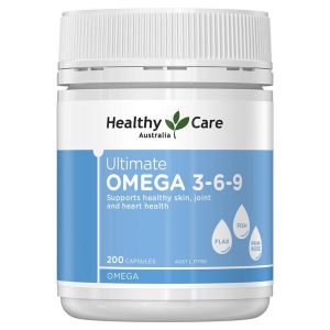 Healthy Care Omega 3-6-9 Ultimate 200 viên Úc – Hỗ trợ tim mạch, huyết áp