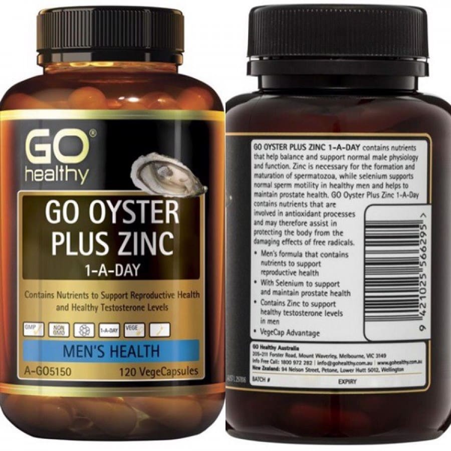 Tinh chất hàu Go Healthy Go Oyster Plus Zinc - Tăng cường sinh lý nam
