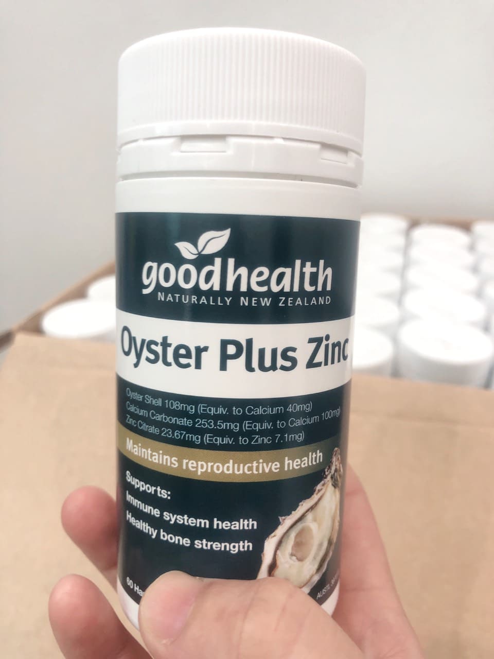 Tinh chất hàu Oyster Plus Zinc Goodhealth 60 viên