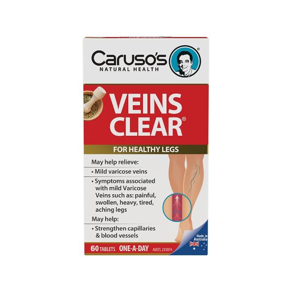 Hình ảnh sản phẩm Viên Uống giãn tĩnh mạch Caruso’s Veins Clear